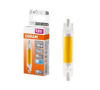 OSRAM Lampada LED multicolore sottile LED Slim Line con attacco retrofit R7s, 4,5 W / 470 lm, luce bianca fredda e trasparente con 4000 K, non dimmerabile, IP20, vetro senza piombo, diametro 16 mm.