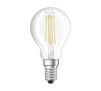 OSRAM Lampada LED Retrofit CLASSIC P, Attacco: E14, Bianca Calda, 2.5 W, Equivalente a 25 W, 2 Unità