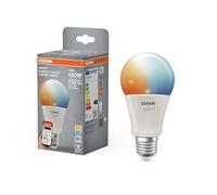 OSRAM Lampada LED SMART+, A100, 14W, 2700-6500K, E27, a forma di lampadina, Tunable White, dimmerabile, controllabile tramite app o comando vocale, compatibile con Matter