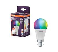 OSRAM Lampada LED SMART A60 forma lampadina B22D, 9W ZigBee 3.0, RGBW 16 milioni di colori, dimmerabile, controllo app, Alexa,4-Pack