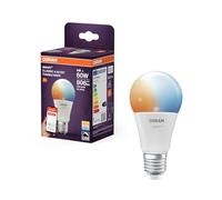 OSRAM Lampada LED SMART A60, forma lampadina E27, 9W ZigBee 3.0, bianco regolabile 2700-6500K, dimmerabile, Alexa, Google Assistant