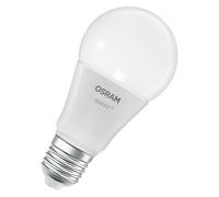 OSRAM Lampada LED SMART A60 forma lampadina E27, 9W ZigBee 3.0, RGBW 16 milioni di colori, dimmerabile, controllo app, Alexa