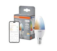 OSRAM Lampada LED SMART+ B40 4,9W E14 candela bianco sintonizzabile | SMART+ MATTER Tunable White Classic, LED Lamps, bianco, 20000 h, confezione da 1