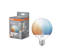 OSRAM Lampada LED SMART+ Globe 95 E27 Tunable White, dimmerabile, compatibile con Matter, WiFi, controllabile tramite app e voce, 14 W, 2700-6500 K