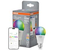 Osram Lampada LED SMART+ Matter A100 14W E27 RGBW dimmerabile Wi‑Fi Alexa e Google