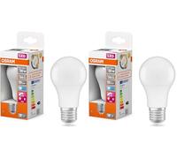 OSRAM Lampada LED Star A60 Motion Sensor 8,8W 840, bianco freddo 4000K, E27, 806 lm, portata 3m, sensore di luce diurna (Confezione da 2)