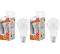 OSRAM Lampada LED Star A75 Motion Sensor 10W 840, bianco freddo 4000K, E27, 1055 lm, spegnimento in 30 sec, sensore a microonde (Confezione da 2)