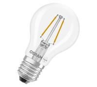 OSRAM Lampada LED Star bulb A25 filamento, 2700 K bianco caldo, 1,8 W, E27, trasparente, 250 lm, 15.000 h, per plafoniere, illuminazione generale