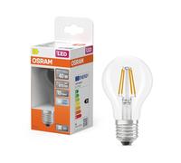 OSRAM Lampada LED Star bulb A40 filamento, 4000 K bianco neutro, 3,4 W, E27, trasparente, 470 lm, 15.000 h, per lampade da soffitto e da terra, ufficio