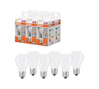OSRAM Lampada LED Star bulb A60 a filamento, 6500 K luce bianca fredda diurna, 5,9 W, E27, satinata, 806 lm, 15.000 ore, per luoghi di lavoro, illuminazione per uffici,6-Pack