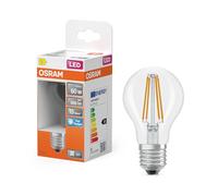 OSRAM Lampada LED Star bulb A60 a filamento, 6500 K luce bianca fredda diurna, 5,9 W, E27, trasparente, 806 lm, 15.000 ore, per luoghi di lavoro, illuminazione per uffici
