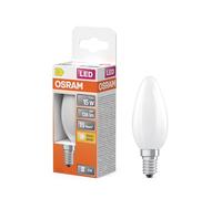 OSRAM Lampada LED Star candela forma B15 filamento, 2700 K bianco caldo, 1 W, E27, opaco, 136 lm, 15.000 h, per piccoli apparecchi di illuminazione, apparecchi decorativi