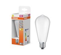 OSRAM Lampada LED Star Edison ST64 40 Filament, 2700 K bianco caldo, 3,4 W, E27, satinata, 470 lm, 15.000 h, per lampade a sospensione, look vintage, antiabbagliamento