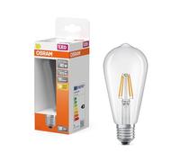 OSRAM Lampada LED Star Edison ST64 40 Filament, 2700 K bianco caldo, 3,4 W, E27, trasparente, 470 lm, 15.000 h, per lampade a sospensione, aspetto vintage, decorativa