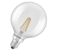OSRAM Lampada LED Star Globe G125 60 Filament, 2700 K bianco caldo, 5,9 W, E27, trasparente, 806 lm, 15.000 h, per apparecchi a sospensione, forma sferica grande