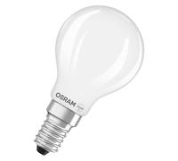 OSRAM Lampada LED Star Globe P15 Filament, 2700 K bianco caldo, 1 W, E14, satinata, 136 lm, per lampade da tavolo, lampade decorative, antiabbagliamento, 15.000 ore