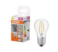 OSRAM Lampada LED Star Globe P25 Filament, 4000 K bianco neutro, 1,8 W, E27, trasparente, 250 lm, per lampade da tavolo, lampade decorative, illuminazione d'accento, 15.000 ore