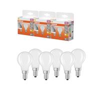 OSRAM Lampada LED Star mini a forma di sfera P25 a filamento, 2700 K bianco caldo, 1,8 W, E14, satinata, 250 lm, 15.000 h, per apparecchi da tavolo e a sospensione, antiabbagliamento,3-Pack