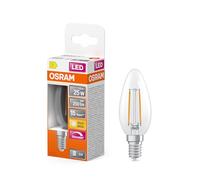 OSRAM Lampada LED Superstar B25 a candela filamento DIM 1,8W E14 | LED Superstar Classic B 25 Filament DIM, LED Lamps, Chiaro, 15000 h, confezione da 1