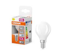OSRAM Lampada LED Superstar P40 Globe Filament dimmerabile, 4000 K bianco neutro, 3,4 W, E14, satinato, 470 lm, 15.000 h, per lampade da tavolo, ufficio
