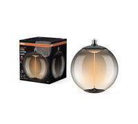OSRAM Lampada LED Vintage 1906 BigBall35, 12 W (400 lm), bianco caldo 1800 K, alloggiamento in plastica fumé, attacco E27, tecnologia a filamento magnetico, dimmerabile