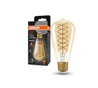 OSRAM Lampada LED Vintage 1906 Classic Edison FIL 60, E27, Dimmerabile, Forma Edison, Oro, 8.8 W, 806 lm, 2400 K, Luce Bianca molto calda, basso consumo energetico, lunga durata