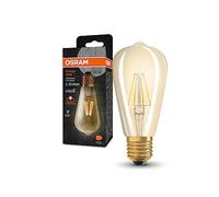 OSRAM Lampada LED Vintage 1906 Classic Edison FIL, E27, oro, 4W, 410lm, 2400K, luce bianca molto calda, filamento magnetico, basso consumo energetico, lunga durata