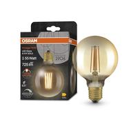 OSRAM Lampada LED Vintage 1906 Classic Globe 95 mm, Filamento Oro, Dimmerabile, 6.5 W, E27, Pacchetto singolarmente