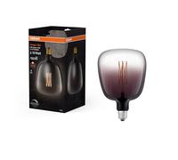 OSRAM Lampada LED Vintage 1906 vetro fumé, 4,5W, 150lm, forma Globo con diametro 140mm e attacco E27, luce bianca calda, filamento lineare, dimmerabile, durata fino a 15.000 ore