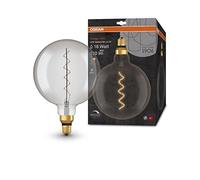OSRAM Lampada LED Vintage 1906 vetro fumé, 4,8W, 150lm, forma Globo con diametr