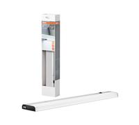 OSRAM lampada piatta sottopensile Eco 830 bianco caldo | Linear LED Flat, Ceiling Luminaire, Argento, dia, 20000 h, confezione da 1