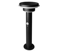 OSRAM Lampada solare da esterno ENDURA Style, alloggiamento in acciaio inox, nero, IP44, con sensore di movimento e luce diurna, alimentazione solare, adatta per ingressi e terrazze