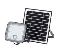 Osram Endura - Lampada solare da esterno a LED, per esterni, con luce di inondazione e pannello solare, cavo da 5 m, con telecomando e rilevatore di movimento PIR, 10 W, 1400 lm, 840, 4000 K, colore