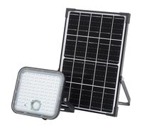 OSRAM Lampada solare per esterni Endura Outdoor nera con proiettore e pannello s