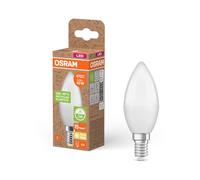 OSRAM Lampade a LED classiche a pistone in plastica riciclata, durata fino a 15.000 h, 2700 K, 4,9 W, 470 lumen, E14, IP20, confezione singola