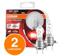 Osram Lampade Alogene Night Breaker Silver Coppia Lampadine Fari Auto Duo Box