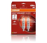 OSRAM 64150NBS-2HB NIGHT BREAKER SILVER H1 12V 55W Lampadine per fari (doppie)