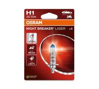 OSRAM Lampadina Laser Night Breaker H1 12V/55W - X1, bianco