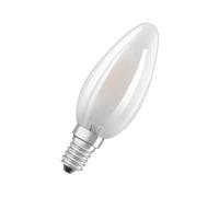 OSRAM Lampadina LED a candela opaca E14 4W 827 confezione da 4 pezzi Osram