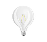 OSRAM Lampada a LED Globe125 a stella a LED per base E27, forma del globo, look filamento, 250 lumen, bianco caldo, 2700k, sostituzione di lampadine da 25 W convenzionali, non dimmerabile, 1 pacco