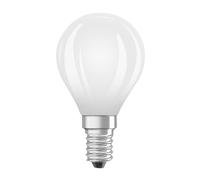 OSRAM Lampadina LED a goccia E14 1,2W opaco 4000K 255lm Osram