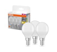 OSR 405807509050 - Lampada a LED BASE E14, 5 W, 470 lm, 2700 K, confezione da 3 pez