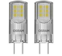 OSRAM Lampadina LED PIN 30 GY6.35, 2,6 W = 28 W, 300 lm, 12 V, bianco caldo, 80 Ra, 2 pezzi