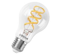 OSRAM Lampadina LED SMART+, a forma di lampadina A40 RGBW E27, filamento, Matter-ready, controllabile tramite app, multicolore, connessione WiFi, 2700-6500 K