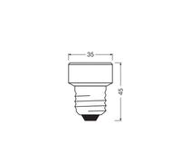 OSRAM Lampadina LED Star Flat E27 3,5W 4.000K anello intercambiabile Osram