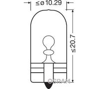 OSRAM Lampadina, Luce abitacolo OSRA2886X