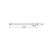 OSRAM Lampadina per piante a LED T8 15W lampadina tubolare Fluora 2.500K Osram