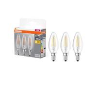 OSR 405807581931 - Lampada LED a filamento da 4 W 470 lm 2700K base, confezione da