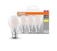 Osram Lampadine LED Goccia, 7W Equivalenti 60W, Attacco B22d, Luce Calda 2700K, Confezione da 3