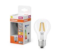 OSRAM Lámpara LED Superstar, forma de bombilla A60, filamento regulable, 2700 K, blanco cálido, 5,9 W, E27, transparente, 806 lm, para lámparas de techo y de pie, 15.000 h